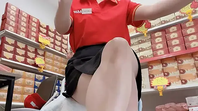 Sayuri_Satou — Masturbating sneakily under mart cashier